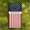 Personalized American Flag Cornhole Game Set